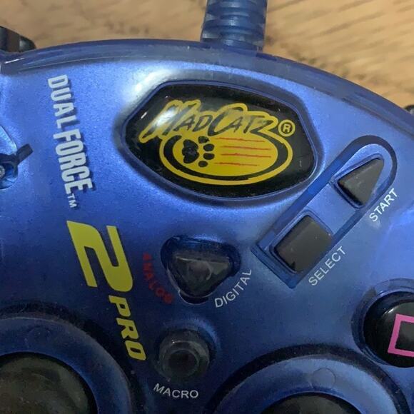 MADCATZ DUAL FORCE 2 PRO ANALOG DIGITAL‎ CONTROLLER PLAYSTATION - Picture 4 of 5